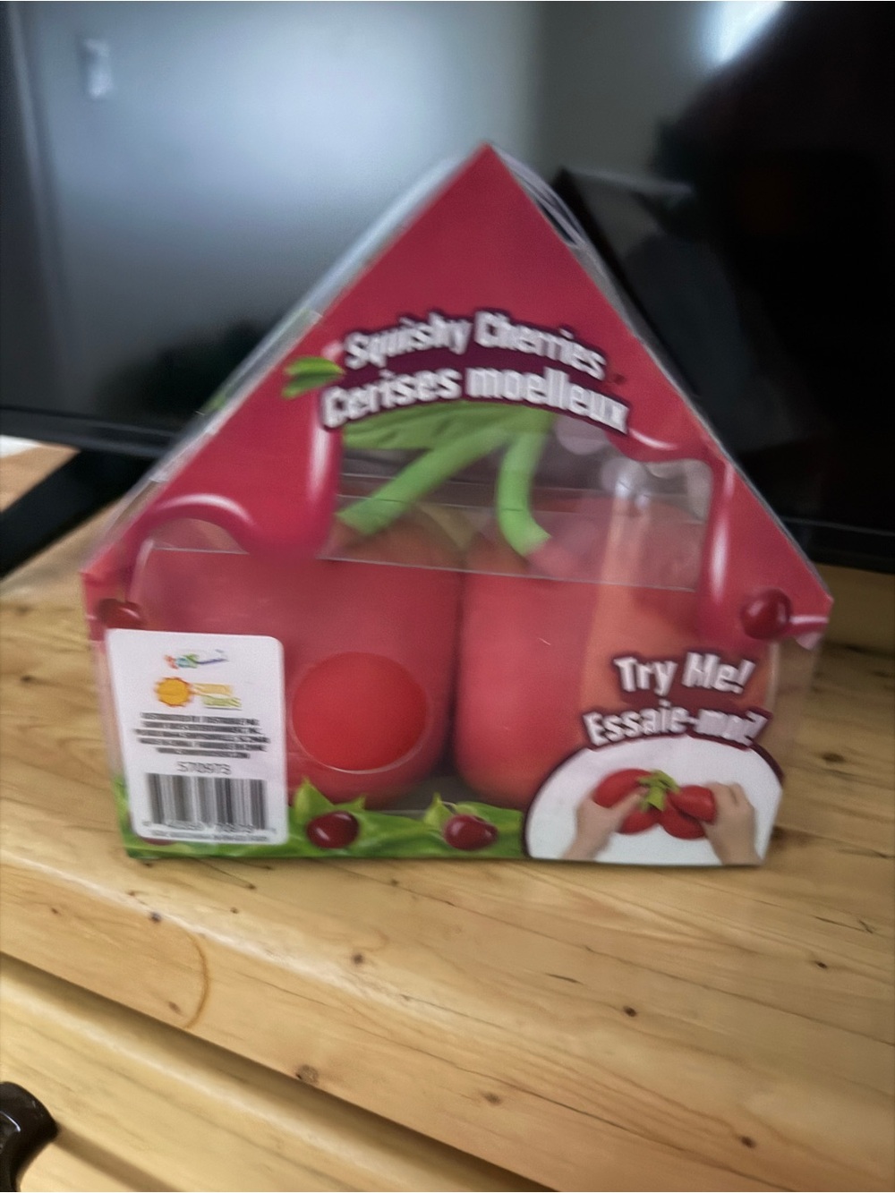 Squishy Cherries Stress Relief Toy - Red